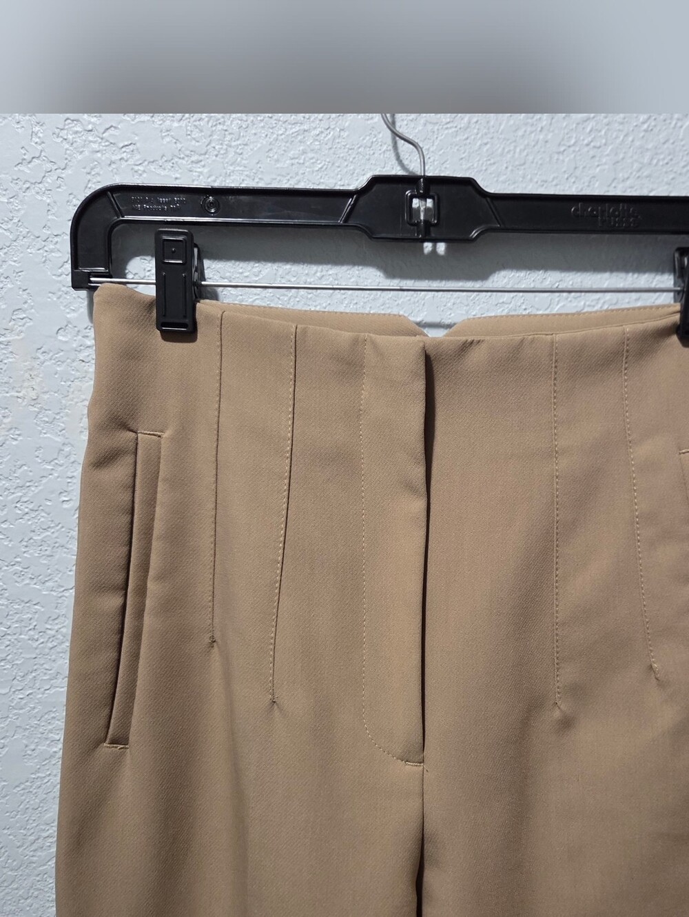 Zara High-Waist Tailored Trousers — Beige - Picture 2 of 5